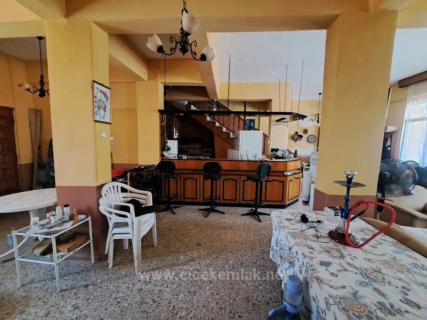 İzmir Seferihisar Ürkmez'de Dem Meer 20 Meter Entfernung Entfernt Zu Verkaufen 5+1 Villa