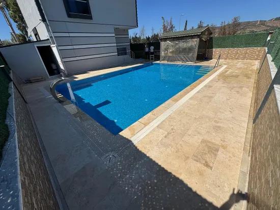 İzmir Seferihisar Doğanbey'de For Sale Pool 3+1 Villa